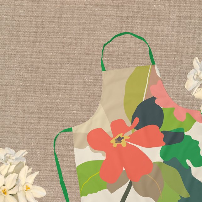  Floral Garden Colour Blocks Florist  Apron (Creator Uploaded)