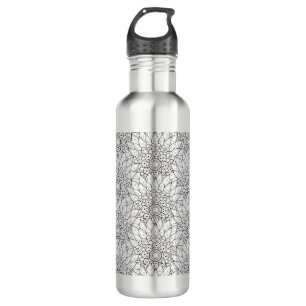 Floral Garden Doodle 710 Ml Water Bottle
