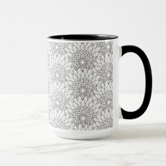 Floral Garden Doodle Mug