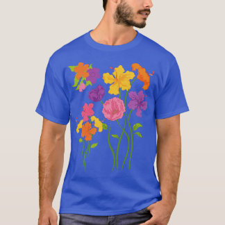 Floral Garden Flowers Plants Gardener Botanical T-Shirt