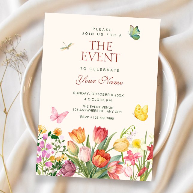 Floral garden  invitation (Creator Uploaded)