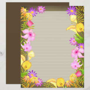 Floral Garden Olive