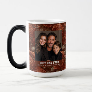 Floral Gardenias Dad Day Ceramic Travel Magic Mug