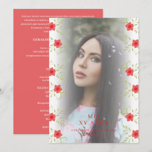 Floral Garland Quinceañera Sophisticated Photo