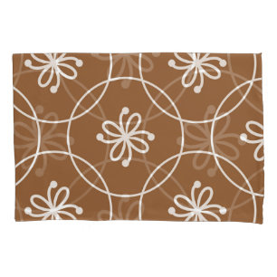Floral geometric: vintage art pattern. pillowcase