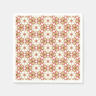 Floral Geometry  Napkin