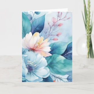 Floral Get Well Soon Card