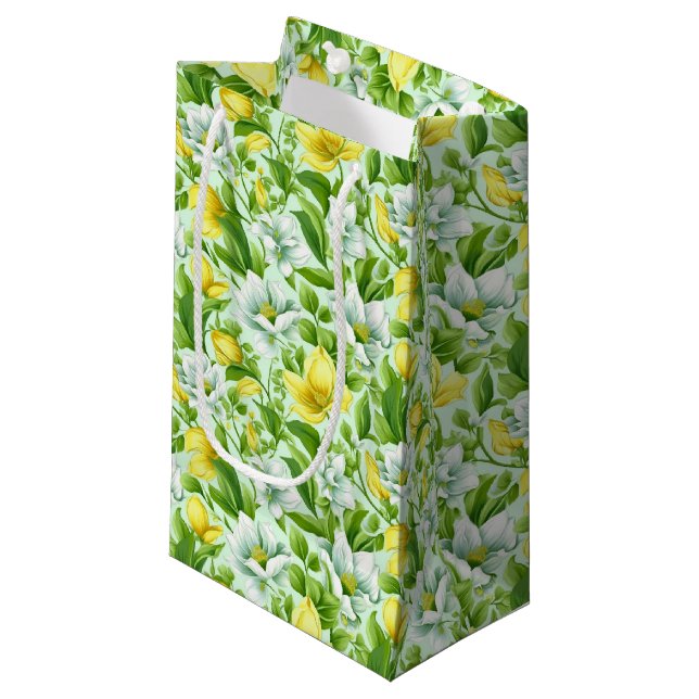 Floral Gift Bag (Front Angled)