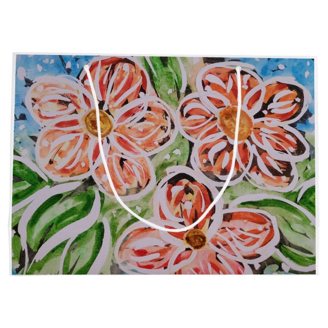 Floral Gift Bag (Back)