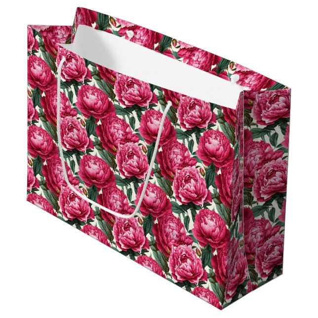 Floral Gift Bag (Front Angled)