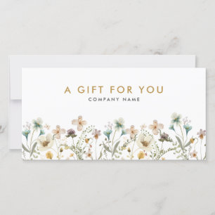Floral Gift Certificate