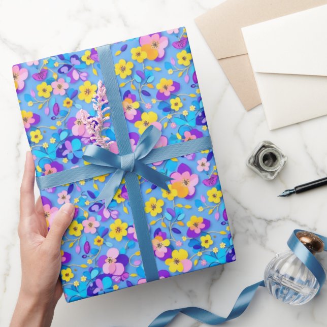 Floral Gift Wrap (Gifting)