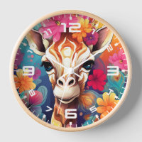 Floral Giraffe Portrait-9320