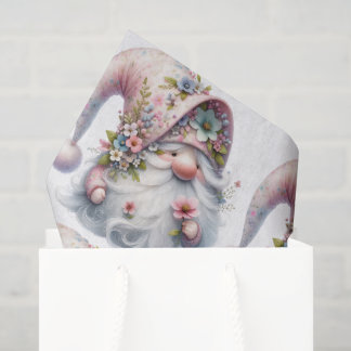 Floral Gnome Tissue Paper Set