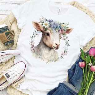 Floral Goat T-Shirt