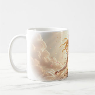 Floral Goddess Blooming Among Clouds Mug