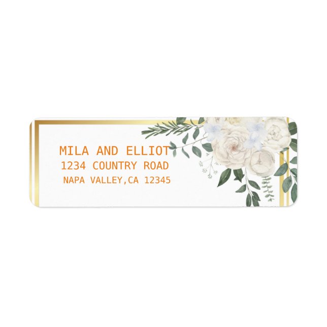 Floral gold elegant (Front)