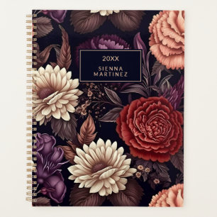Floral gothique Blush Rouge Fleur noire