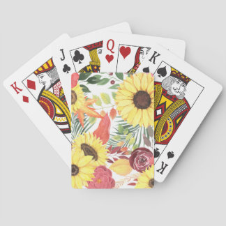 Floral Gown Playing Cards