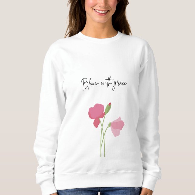 Floral Grace Sweatshirt (Front)