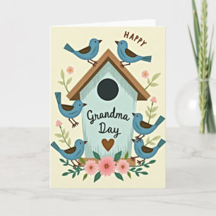 Floral Grandma Day Card