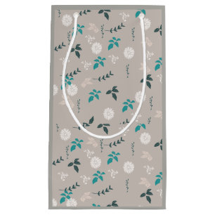 floral gray Gift bags