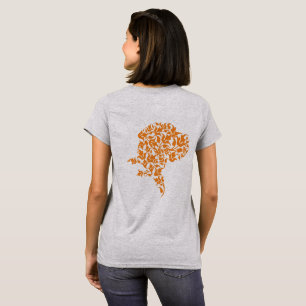 Floral Great Dane T-Shirt