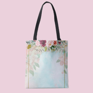 Floral  Greenery Elegant  Tote Bag