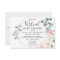 Floral Greenery Virtual Baby Shower Invitation