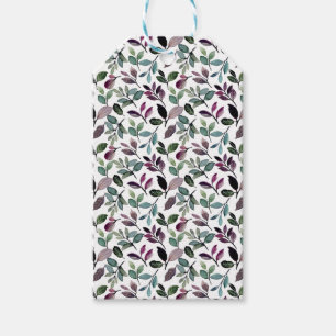 Floral Greenery Watercolor Pattern Occasion Gift Tags