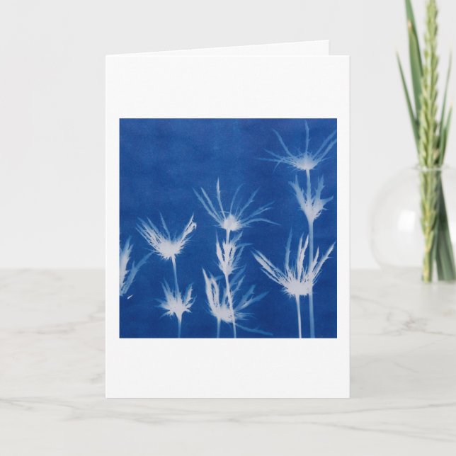 Floral Greeting Card Blank Inside  (Front)