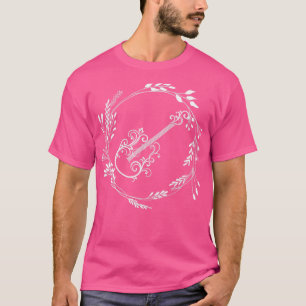 Floral Guitar1  T-Shirt