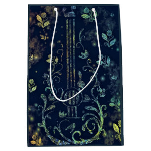 Floral Guitar Gift Bag