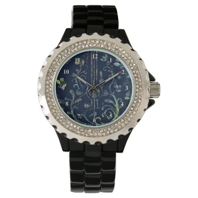 Floral Guitar Watch (Front)