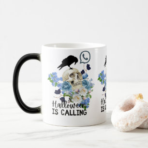 Floral Halloween is calling Magic Mug