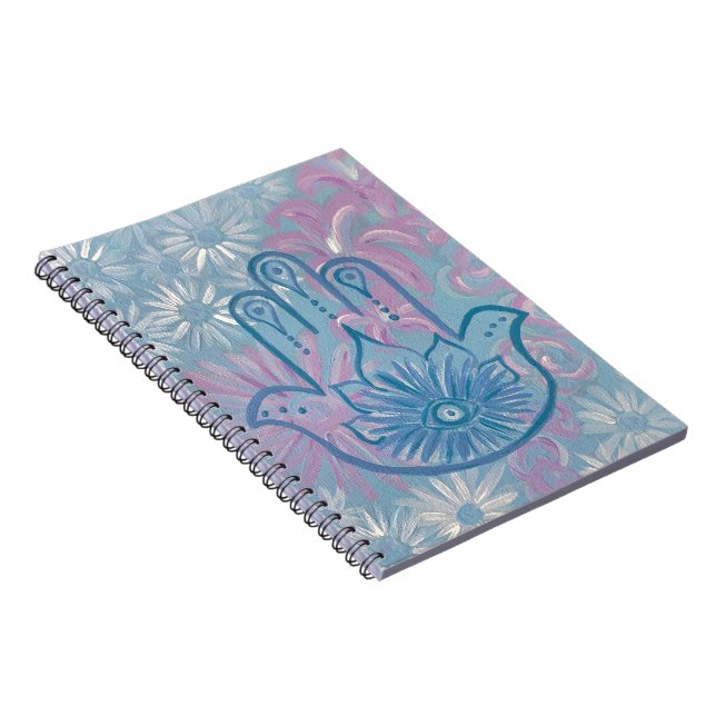 Floral Hamsa Notebook (Right Side)