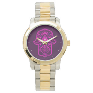Floral Hamsa Watch