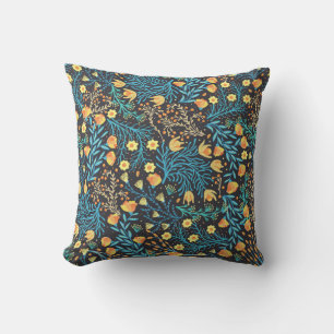 Floral Hand Drawn: Creative Seamless Throw Pillow