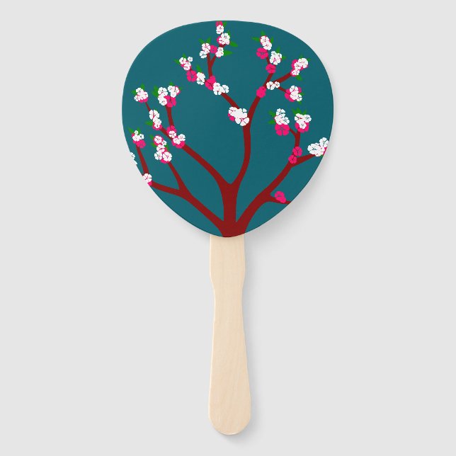 Floral Hand Fan  (Front)