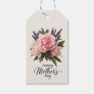 Floral "Happy Mother's Day" Greeting Gift Tags