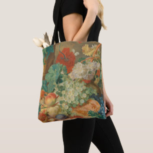Floral Harmony and Fruitful Splendour Botanical Ar Tote Bag