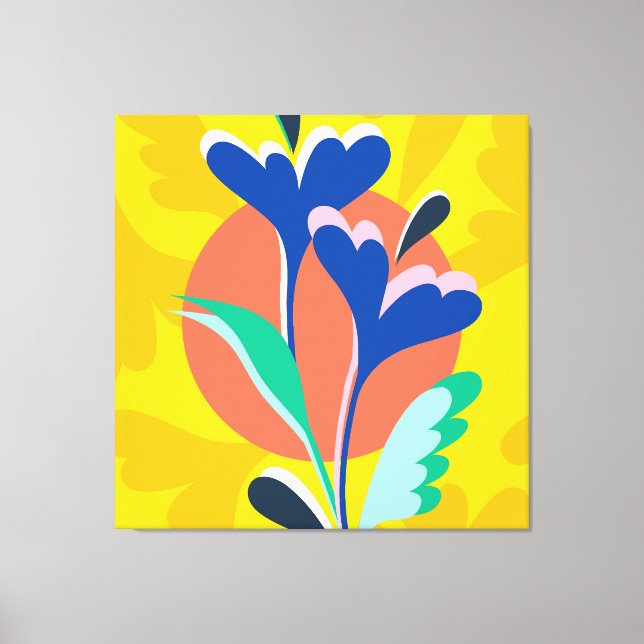 Floral Harmony Canvas Print (Front)