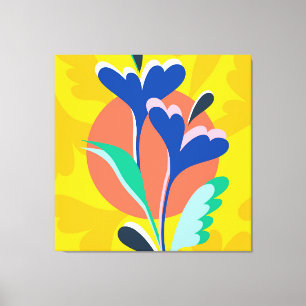 Floral Harmony Canvas Print