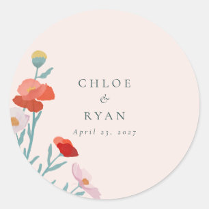 Floral Harmony Sticker