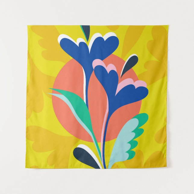 Floral Harmony Tapestry (Front)