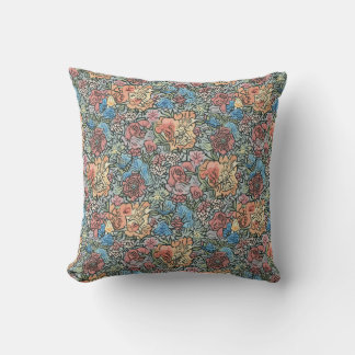  Floral Harmony Throw Pillow
