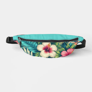 Floral Hawaiian/tropical Fanny Pack