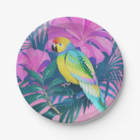 Floral/Hawaiian/Tropical/parrot 