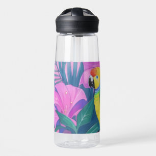 Floral/Hawaiian/Tropical/parrot  Water Bottle