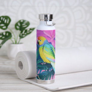 Floral/Hawaiian/Tropical/parrot  Water Bottle